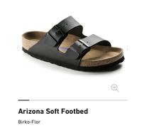 Birkenstock Arizona Sfb black - ciabatte - unisex 38 EU Black woman Pelle
