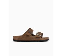 BIRKENSTOCK Arizona Soft Footbed Suede Leather Slide Narrow