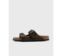 Birkenstock Arizona Suede Leather men Sandals & Slides green in taglia:39