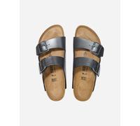 Sandali Birkenstock Arizona Birko-Flor Narrow grigio scuro marrone - 37