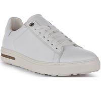 Birkenstock Bend Low Scarpe Trainer Donna In Bianco Con Suola In Sughero