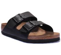 Birkenstock BF Arizona Sandalo Strappy A Doppia Fibbia In Nero UK 2.5 - 11.5