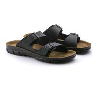 BIRKENSTOCK BILBAO SFB BLACK CIABATTE PROFESSIONALI UOMO DOPPIA FIBBIA NERO