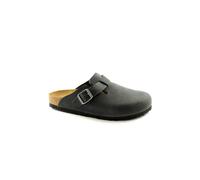 BIRKENSTOCK BOSTON 059463 black nero ciabatta zoccolo donna fibbia