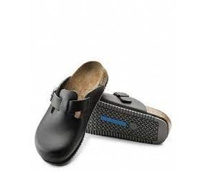 Birkenstock boston 60196 black sabot donna suola antiscivolo