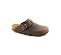 BIRKENSTOCK BOSTON 860133 habana marrone ciabatta zoccolo uomo fibbie