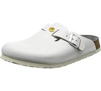 Birkenstock Boston Bianco Antistatic Pelle Naturale