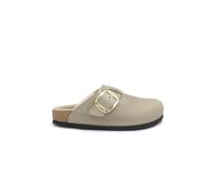 Birkenstock Boston Big Buckle 1030444 Shearling Tabacco Brown Marrone Ciabatta Zoccolo Donna Fibbia Lana 37