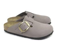 Birkenstock Boston Big Buckle Beige Slip-On