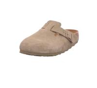 Sabot Birkenstock Boston Suede Stretto verde kaki - 37