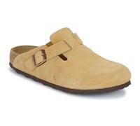 Birkenstock - Boston - Zoccoli in camoscio color beige latte-Neutro 40