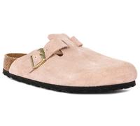 Birkenstock Boston BS Misto pelle Camoscio Clog Unisex Sandali IN Rosa UK 3 - 8