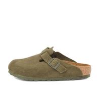 Birkenstock - Boston BS Modern Suede Regular Fit - - Shoes - Uomo - Verde - 40 EU
