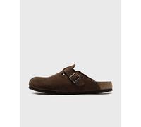 Birkenstock Boston BS Suede Leather men Sandals & Slides brown in taglia:37