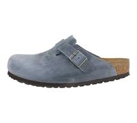 Birkenstock Boston Clogs Nubuck Pelle Normale Donna Uomo Pantofole Ciabatte