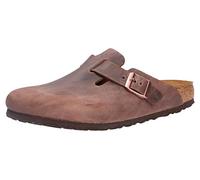 Birkenstock Boston Haban Oiled Leather Brown Unisex 40