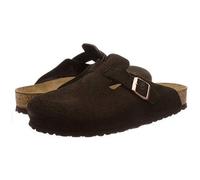 Birkenstock Boston SFB Mocca, Suede Leather, Sabot Uomo, Marrone, 41 EU