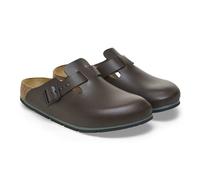 BIRKENSTOCK BOSTON PRO BLACK CIABATTE DA LAVORO ANTISCIVOLO IN PELLE CALZATA STR