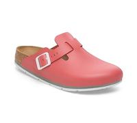 BIRKENSTOCK Boston Pro - Zoccoli in pelle in edizione limitata - Scarpe in pelle di alta qualità con plantare anatomico, rosso - mars red, 38 EU Stretta