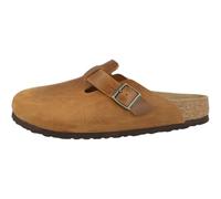 Zoccoli in cuoio naturale oliato Birkenstock Boston Marron 41 Stretto