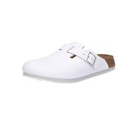 Birkenstock ''Boston'', Sabot in pelle Uomo, Bianco (Blanco), 38