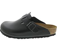 Birkenstock Boston - Sabot unisex - adulto, Nero, 41 (Normale)