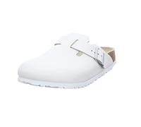 Birkenstock, Boston SL White, Natural Leather, 39