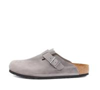 Birkenstock - Boston Soft Footbed Regular Fit - - Shoes - Uomo - Grigio - 41 EU