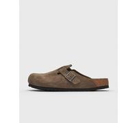 Birkenstock Boston Soft Footbed Suede Leather men brown in taglia:40