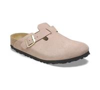 Birkenstock Boston Suede Leather - ciabatte 38 EU Light Rose woman