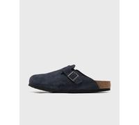 Birkenstock Boston Suede Leather men Sandals & Slides blue in taglia:43