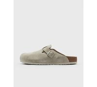 Birkenstock Boston Suede Leather men Sandals & Slides grey in taglia:37