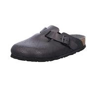Birkenstock - Boston - Zoccoli unisex neri in pelle oliata-Nero 36