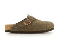 Birkenstock - Boston - Sabot unisex in lana marrone cacao 37