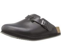 Birkenstock Boston, Zoccoli da Uomo con Plantare Morbido, Nero, 39 EU