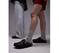 Birkenstock - Boston - Zoccoli unisex neri in pelle oliata-Nero 47