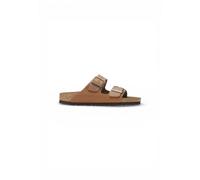 Birkenstock Brown Leather Flat Sandals - EU44/US11