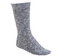 BIRKENSTOCK Calze Da Uomo - Calzino, Cotone Slub, Filato Di Cotone Blu/We...