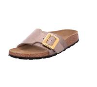 Birkenstock 1029416 Catalina Cushion Bunckle Taupe Sandali per Donna con Zeppa Bassa Fondo Pelle (Taglia 40)