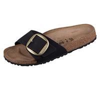 Birkenstock Zoccoletto Madrid Big Buckle oro/nero Donna 39