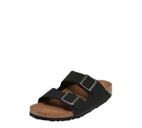 BIRKENSTOCK Vegan Arizona nero Unisex ciabatte doppia fascia - Colore: Nero, Taglia: 35