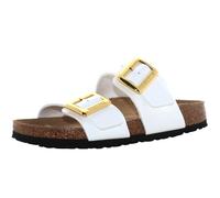 Birkenstock Ciabatte Donna 1029438 Sydney CUSCHION Buckle Taglia 41 Bianco