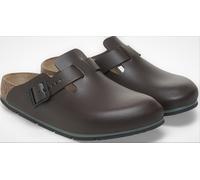 BIRKENSTOCK Ciabatte zoccoli BOSTON PRO 2.0 1026189 leather JAVA T.MORO pelle an