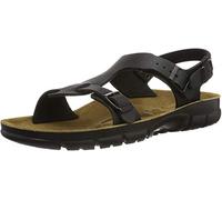 Birkenstock Cinturino alla Caviglia da Donna Saragozza Birko-Flor, Nero, 37 EU Schmal