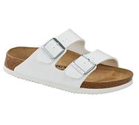 Birkenstock Classic Arizona Birko-Flor - Ciabatte unisex per adulti, bianco, 35 EU Stretta
