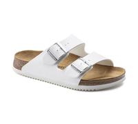 BIRKENSTOCK Classic Arizona Birko-Flor - Ciabatte unisex per adulti, bianco, 38 EU Stretta