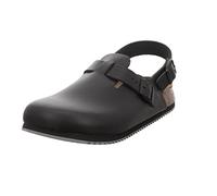 Birkenstock Classic Tokio Leder, Zoccoli Uomo, Nero (Schwarz), 46