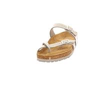 Birkenstock Donna Arizona Birko-Flor Argento infradito (1012283) stretto argento (1012283) comodo, confortevole, adatto, casual, elegante 40 EU