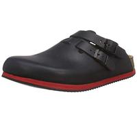 Birkenstock Donna Kay Leder Softfootbed Zoccoli, Nero, 43 EU