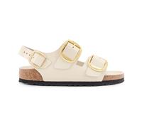 Birkenstock, ,Shoes ,Donna ,Beige ,36 EU Sandali Milano con Fibbia Grande